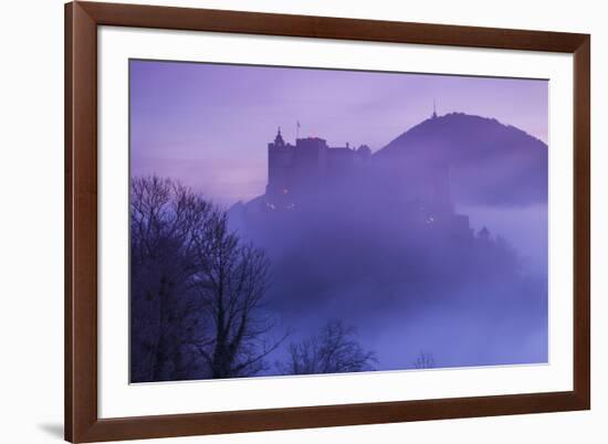 Austria, Salzburg, Festung Hohensalzburg Castle-Walter Bibikow-Framed Photographic Print