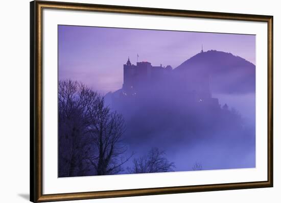 Austria, Salzburg, Festung Hohensalzburg Castle-Walter Bibikow-Framed Photographic Print