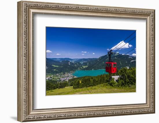 Austria, Salzburger Land (Ferderal State of Austria), Lake Wolfgangsee-Udo Siebig-Framed Photographic Print