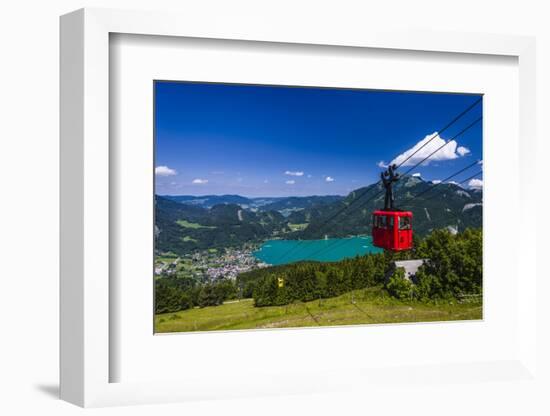 Austria, Salzburger Land (Ferderal State of Austria), Lake Wolfgangsee-Udo Siebig-Framed Photographic Print