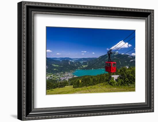 Austria, Salzburger Land (Ferderal State of Austria), Lake Wolfgangsee-Udo Siebig-Framed Photographic Print