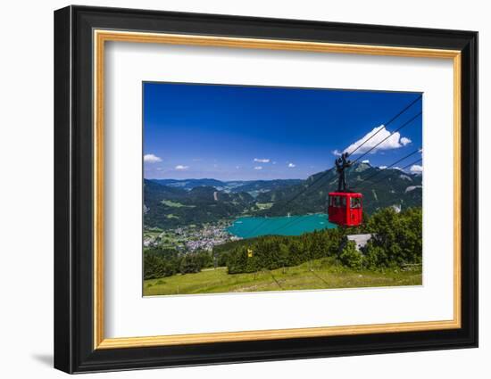 Austria, Salzburger Land (Ferderal State of Austria), Lake Wolfgangsee-Udo Siebig-Framed Photographic Print