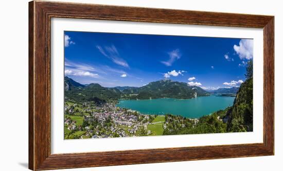 Austria, Salzburger Land (Ferderal State of Austria), Lake Wolfgangsee-Udo Siebig-Framed Photographic Print