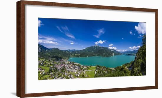 Austria, Salzburger Land (Ferderal State of Austria), Lake Wolfgangsee-Udo Siebig-Framed Photographic Print