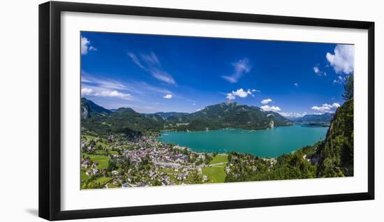 Austria, Salzburger Land (Ferderal State of Austria), Lake Wolfgangsee-Udo Siebig-Framed Photographic Print