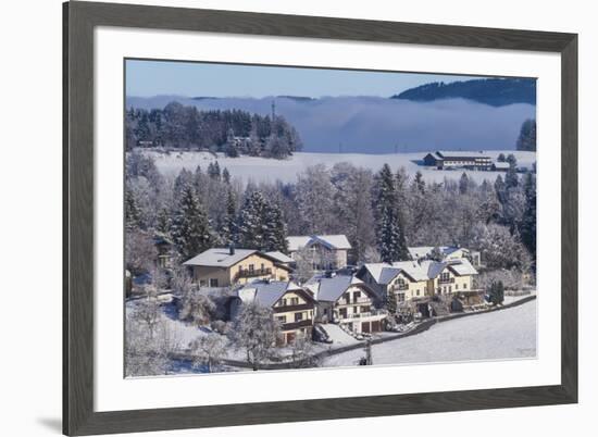 Austria, Salzburgerland, Hof bei Salzburg, winter landscape-Walter Bibikow-Framed Photographic Print