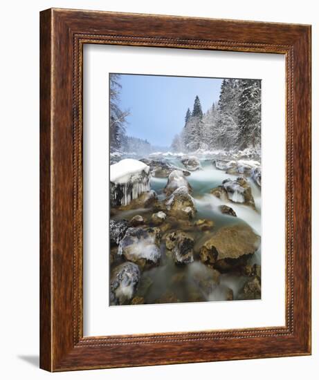 Austria, Styria, Enns Am GesŠuseeingang (Village-Rainer Mirau-Framed Photographic Print