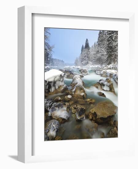 Austria, Styria, Enns Am GesŠuseeingang (Village-Rainer Mirau-Framed Photographic Print