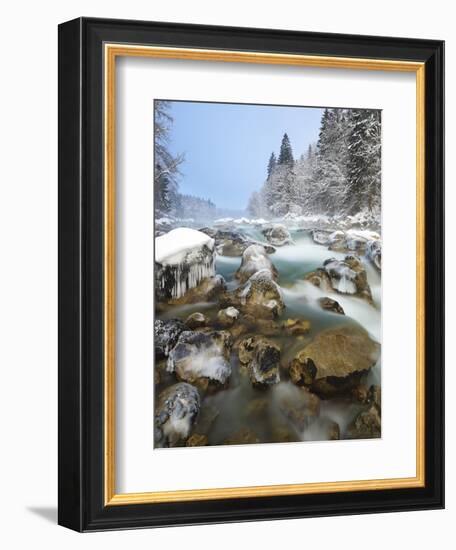 Austria, Styria, Enns Am GesŠuseeingang (Village-Rainer Mirau-Framed Photographic Print