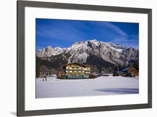 Austria, Styria, Ramsau am Dachstein, Dachstein Mountains-Walter Bibikow-Framed Photographic Print