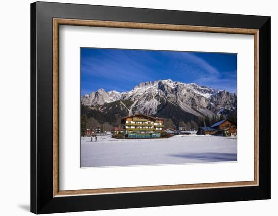 Austria, Styria, Ramsau am Dachstein, Dachstein Mountains-Walter Bibikow-Framed Photographic Print