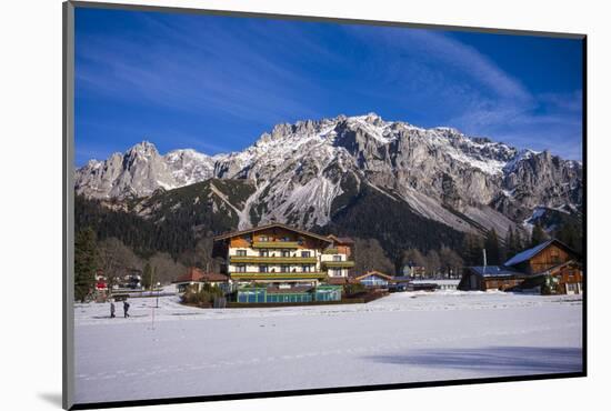 Austria, Styria, Ramsau am Dachstein, Dachstein Mountains-Walter Bibikow-Mounted Photographic Print