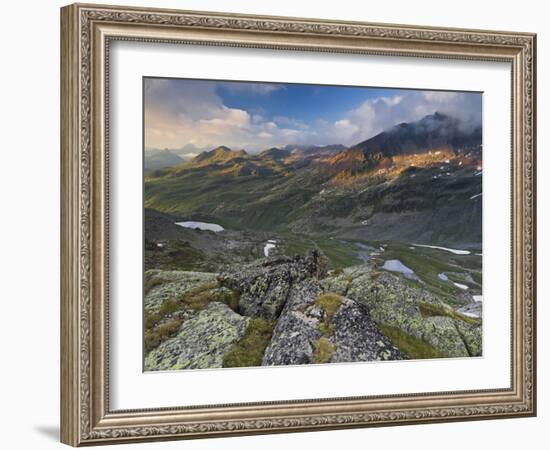 Austria, Tyrol, Bieltal (Valley), Madlenerspitze (Mountain)-Rainer Mirau-Framed Photographic Print
