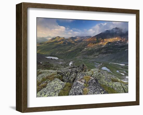 Austria, Tyrol, Bieltal (Valley), Madlenerspitze (Mountain)-Rainer Mirau-Framed Photographic Print