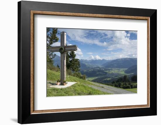 Austria, Tyrol, from the Astberg to Reith bei Kitzbuehel-Roland T. Frank-Framed Photographic Print