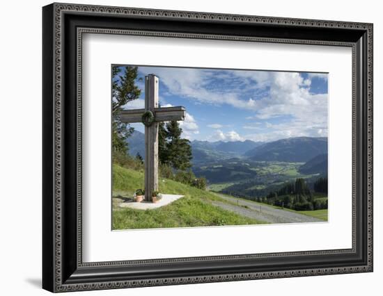 Austria, Tyrol, from the Astberg to Reith bei Kitzbuehel-Roland T. Frank-Framed Photographic Print