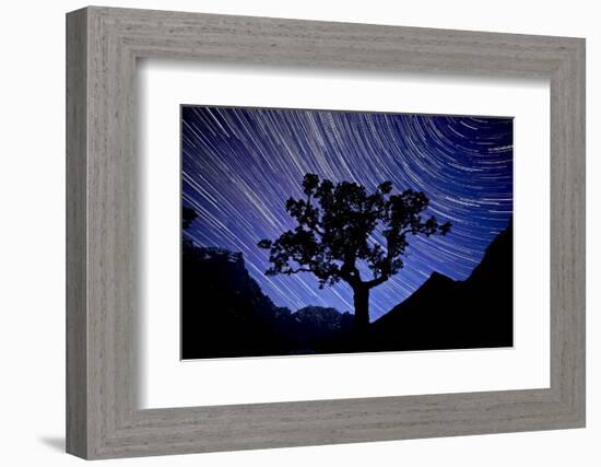 Austria, Tyrol, Narrow Valley, Starry Sky-Bernd Rommelt-Framed Photographic Print