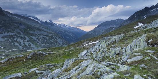 Austria Tyrol Zillertal Alps View From The Pfitscher Joch In The Zamser Grund Photographic Print Rainer Mirau Art Com