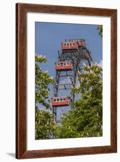 Austria, Vienna, 2nd District, Leopoldstadt, Big Wheel, Prater, Landmark-Gerhard Wild-Framed Photographic Print