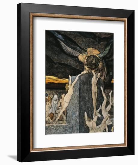 Austria, Vienna, Illustration of Dante Alighieri's Divine Comedy-null-Framed Giclee Print