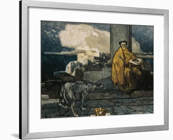 Austria, Vienna, Illustration of Dante Alighieri's Divine Comedy-null-Framed Giclee Print