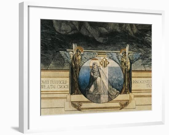 Austria, Vienna, Illustration of Dante Alighieri's Divine Comedy-null-Framed Giclee Print