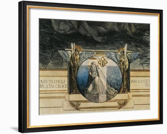 Austria, Vienna, Illustration of Dante Alighieri's Divine Comedy-null-Framed Giclee Print