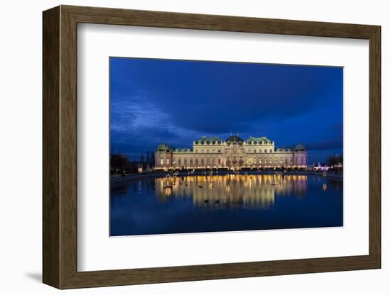 Austria, Vienna, Palace Belvedere, Christmas Market, Christmas Lighting-Gerhard Wild-Framed Photographic Print