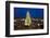 Austria, Vienna, Palace Schšnbrunn, Christmas Market, Christmas-Tree, Evening-Mood, Panorama-Rainer Mirau-Framed Photographic Print