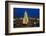 Austria, Vienna, Palace Schšnbrunn, Christmas Market, Christmas-Tree, Evening-Mood, Panorama-Rainer Mirau-Framed Photographic Print