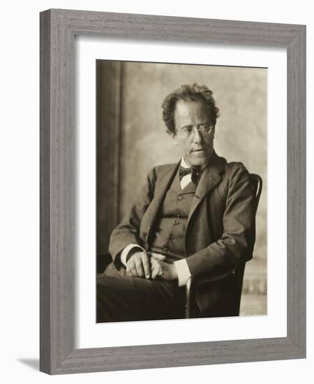 Austria, Vienna, Photographic Portrait of Gustav Mahler-null-Framed Giclee Print