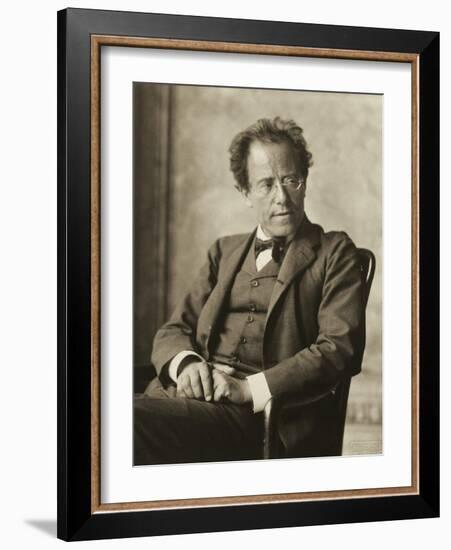 Austria, Vienna, Photographic Portrait of Gustav Mahler-null-Framed Giclee Print