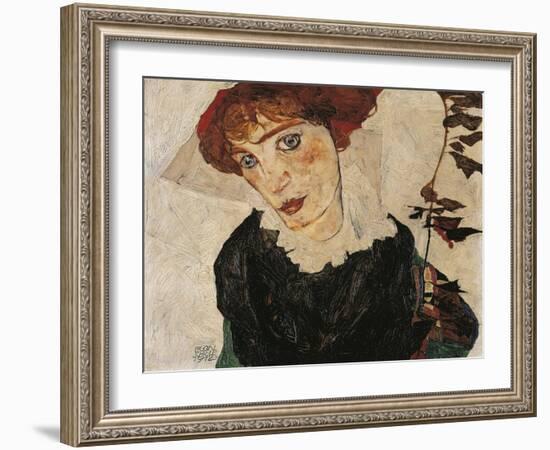 Austria, Vienna, Portrait of Wally, 1912-null-Framed Giclee Print