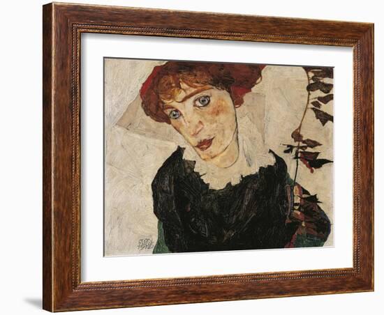 Austria, Vienna, Portrait of Wally, 1912-null-Framed Giclee Print