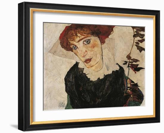 Austria, Vienna, Portrait of Wally, 1912-null-Framed Giclee Print