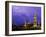 Austria, Vienna, Rathaus, Night-null-Framed Photographic Print