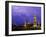 Austria, Vienna, Rathaus, Night-null-Framed Photographic Print