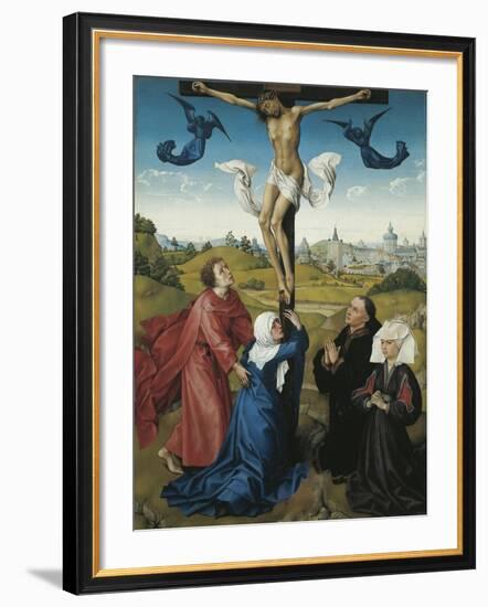 Austria, Vienna, Triptych of the Crucifixion, 1440, Detail the Crucifixion, Central Panel-null-Framed Giclee Print