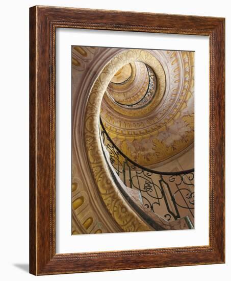 Austria, Wachau, Melk, the Abbey, Stairway in the Abbey-Steve Vidler-Framed Photographic Print