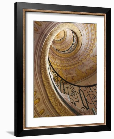 Austria, Wachau, Melk, the Abbey, Stairway in the Abbey-Steve Vidler-Framed Photographic Print