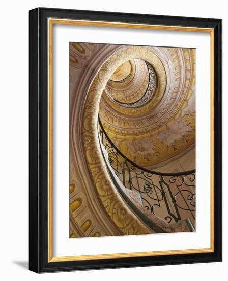 Austria, Wachau, Melk, the Abbey, Stairway in the Abbey-Steve Vidler-Framed Photographic Print