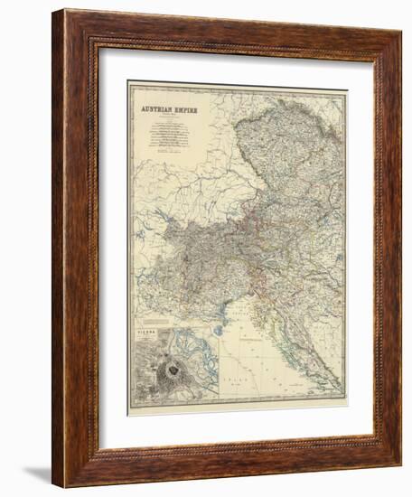 Austria West, c.1861-Alexander Keith Johnston-Framed Art Print