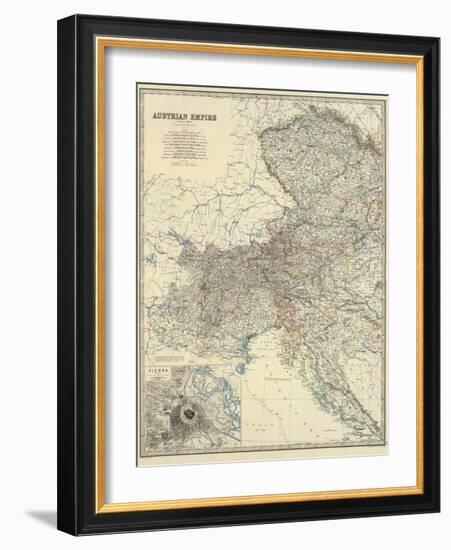 Austria West, c.1861-Alexander Keith Johnston-Framed Art Print