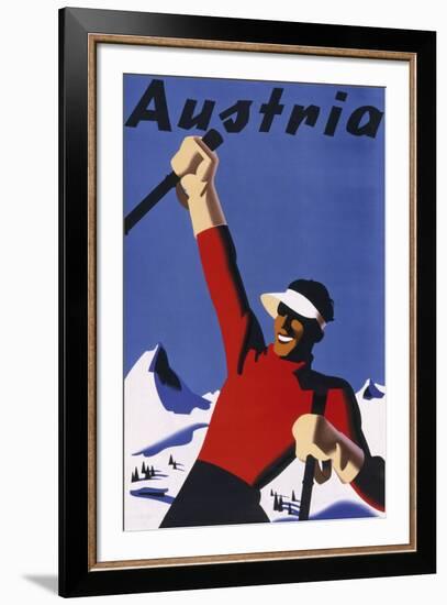 Austria-The Vintage Collection-Framed Giclee Print