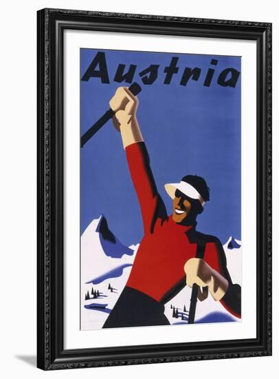 Austria-The Vintage Collection-Framed Giclee Print