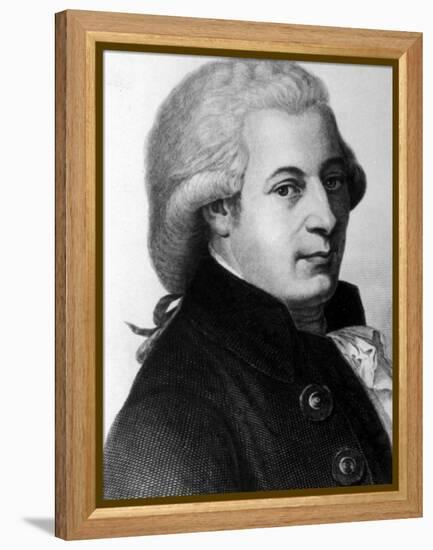 Austrian Composer Wolfgang Amadeus Mozart-null-Framed Premier Image Canvas