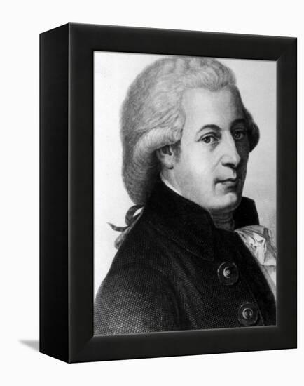 Austrian Composer Wolfgang Amadeus Mozart-null-Framed Premier Image Canvas