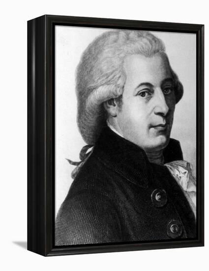 Austrian Composer Wolfgang Amadeus Mozart-null-Framed Premier Image Canvas