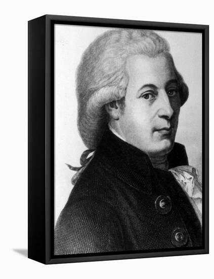 Austrian Composer Wolfgang Amadeus Mozart-null-Framed Premier Image Canvas