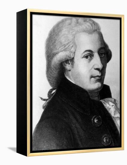 Austrian Composer Wolfgang Amadeus Mozart-null-Framed Premier Image Canvas
